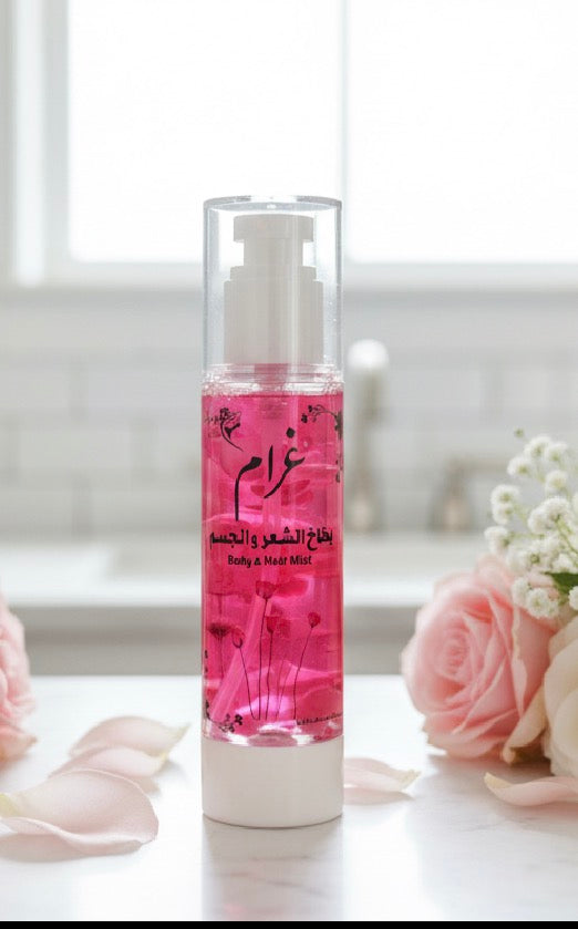 غرام بخاخ الشعر والجسم